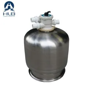 Toppmonterat sandfilter i rostfritt stål