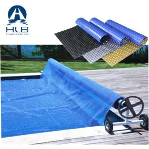 Runt svart solar poolskydd