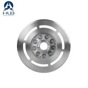 Fontänljus i rostfritt stål