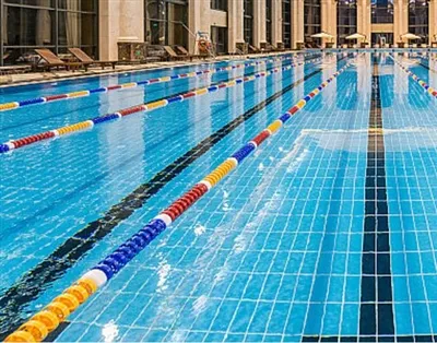 What is a lane line in a pool?