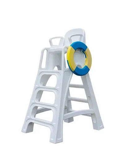 Livräddarstol i hel plast PE